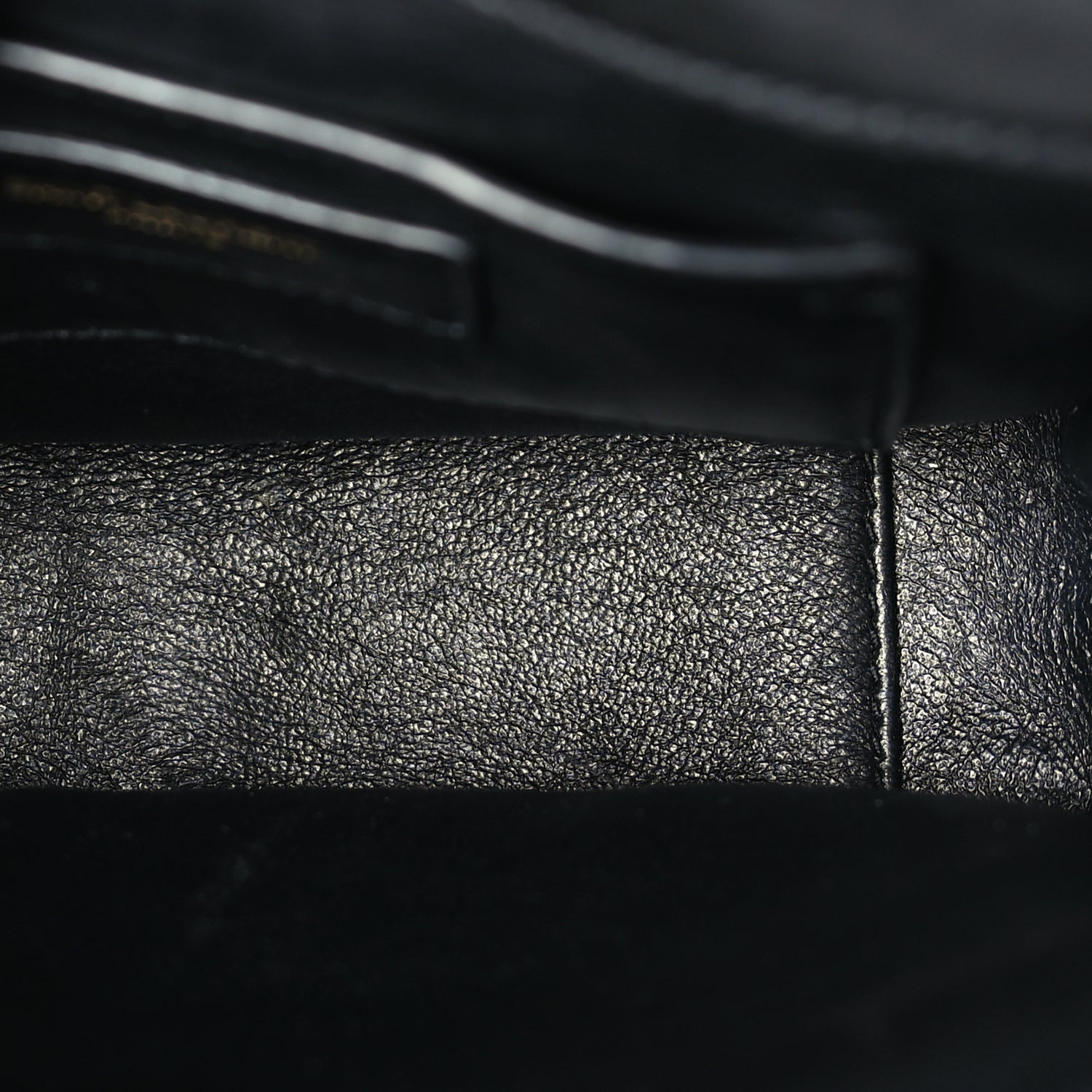 Saint Laurent Lambskin Matelasse Chevron Monogram Small Sulpice Bag Black 4 of 8