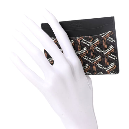 Goyard Goyardine Saint Sulpice Card Holder Black 2 of 7
