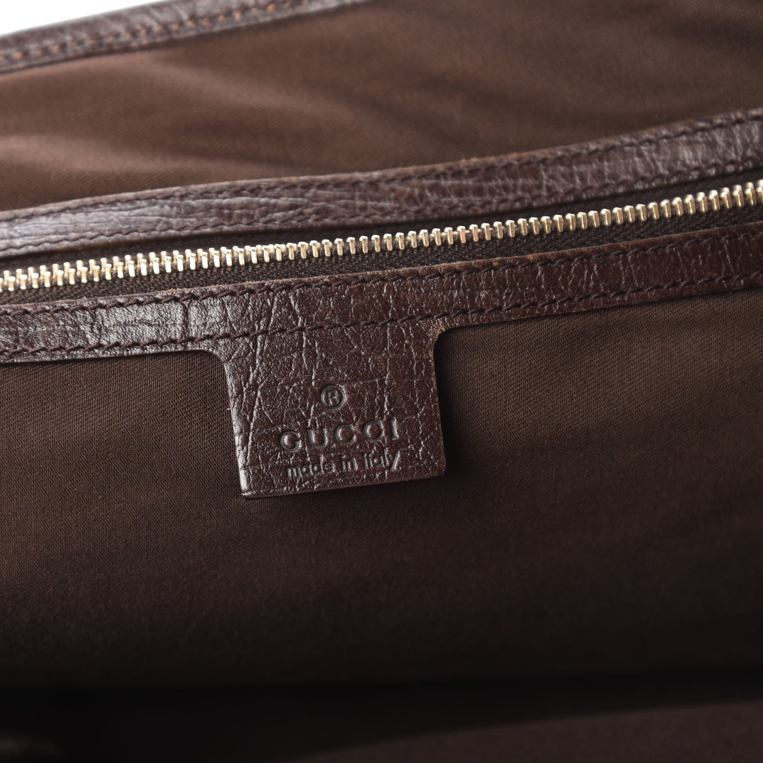 Gucci Monogram Medium Jolicoeur Tote Dark Brown 8 of 11