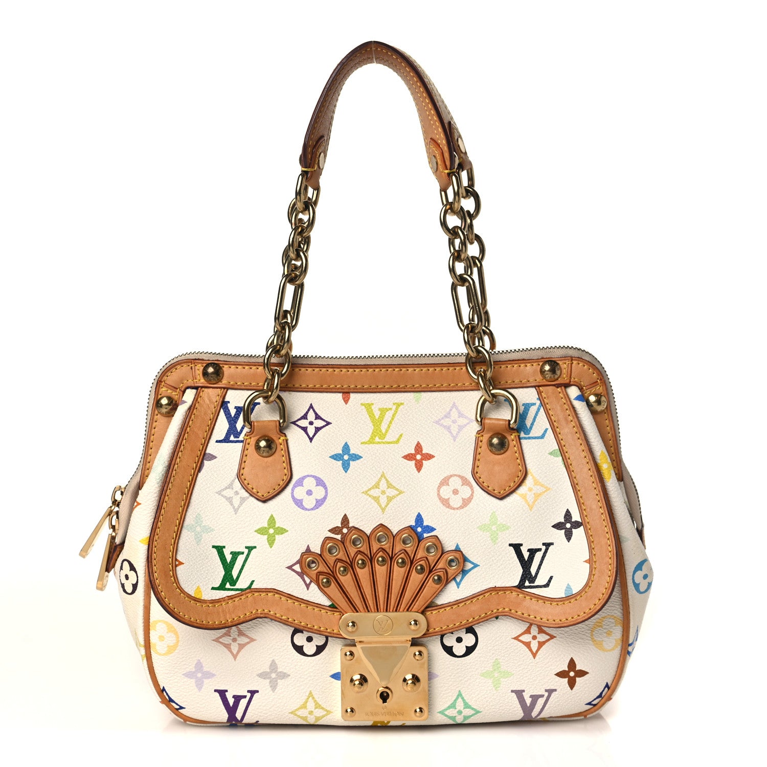 Louis Vuitton Monogram Multicolor Gracie MM White 1 of 7