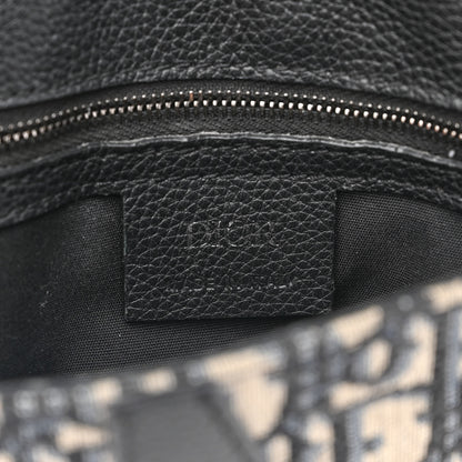 Christian Dior Oblique Saddle Pouch Blue 6 of 11