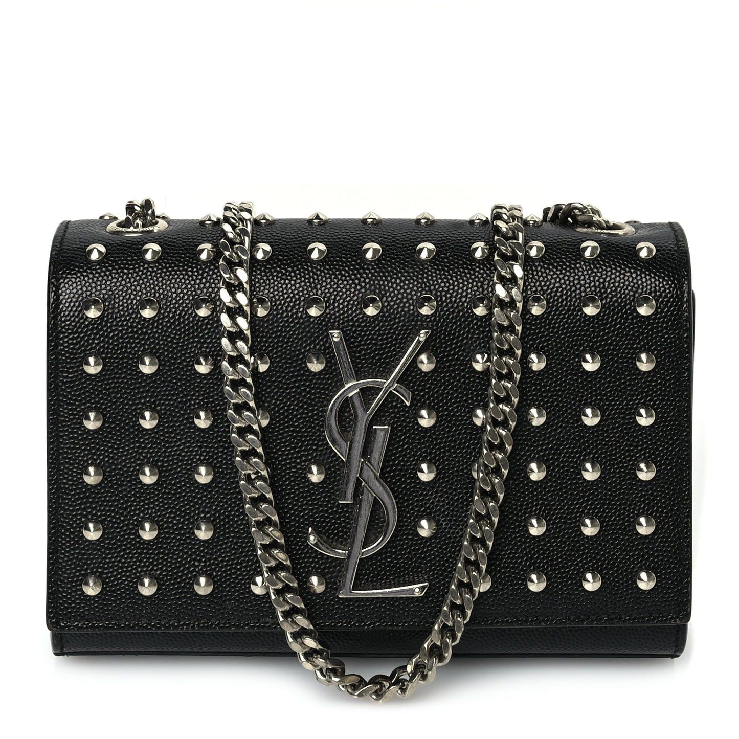 Grain De Poudre Studded Small Classic Monogram Kate Satchel