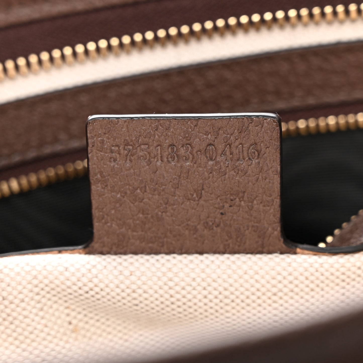 Mini Vintage GG Supreme Monogram Zip Pouch Beige New Acero