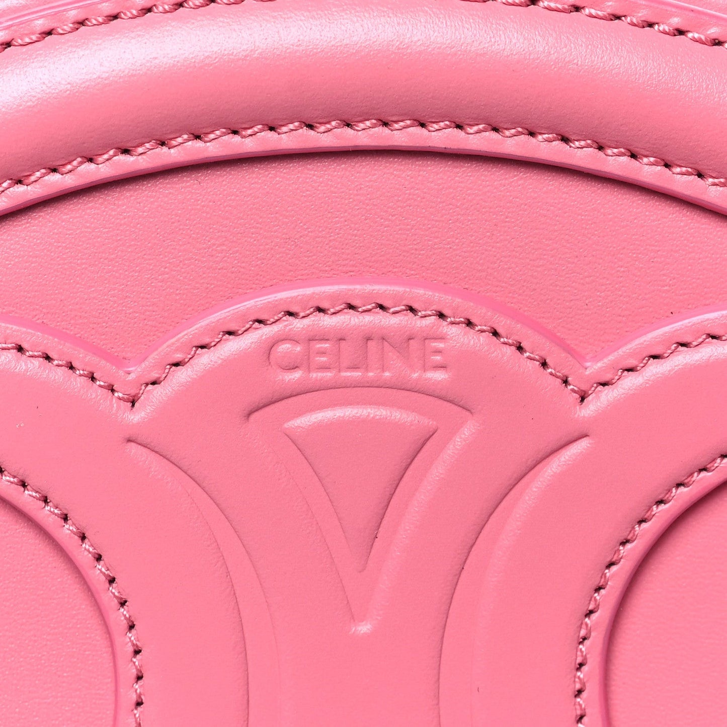 Smooth Calfskin Cuir Triomphe Oval Purse Crossbody Lipstick