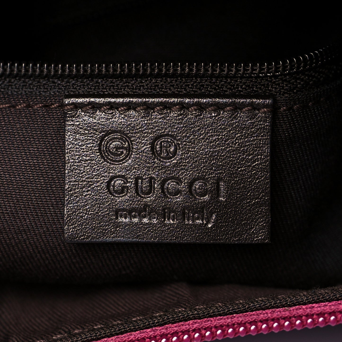 Guccissima Large Hobo Purple