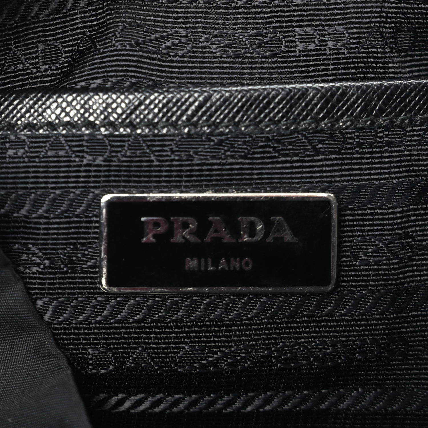 Prada Re-Nylon Saffiano Medium Backpack Black 5 of 8