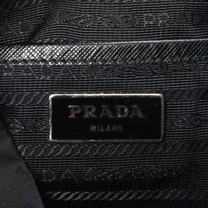 Prada Re-Nylon Saffiano Medium Backpack Black 5 of 8