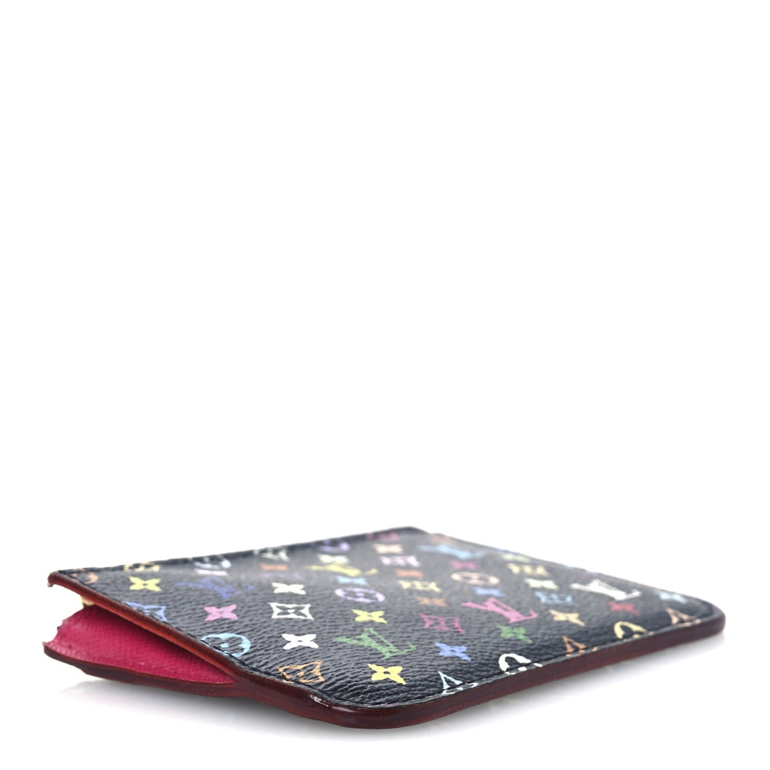 Louis Vuitton Monogram Multicolor Key Pouch Black Grenade 4 of 7