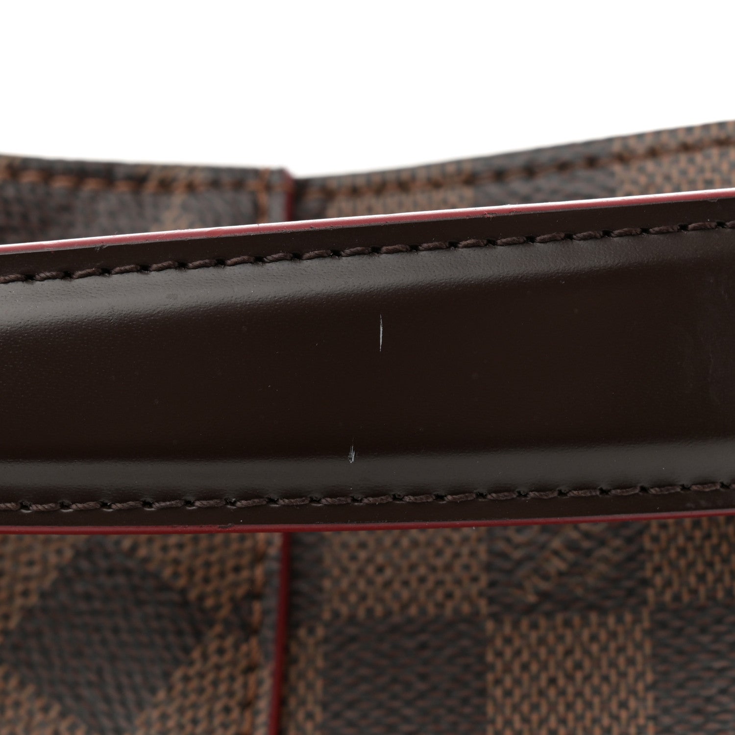 Louis Vuitton Damier Ebene Caissa Hobo Cherry 14 of 15