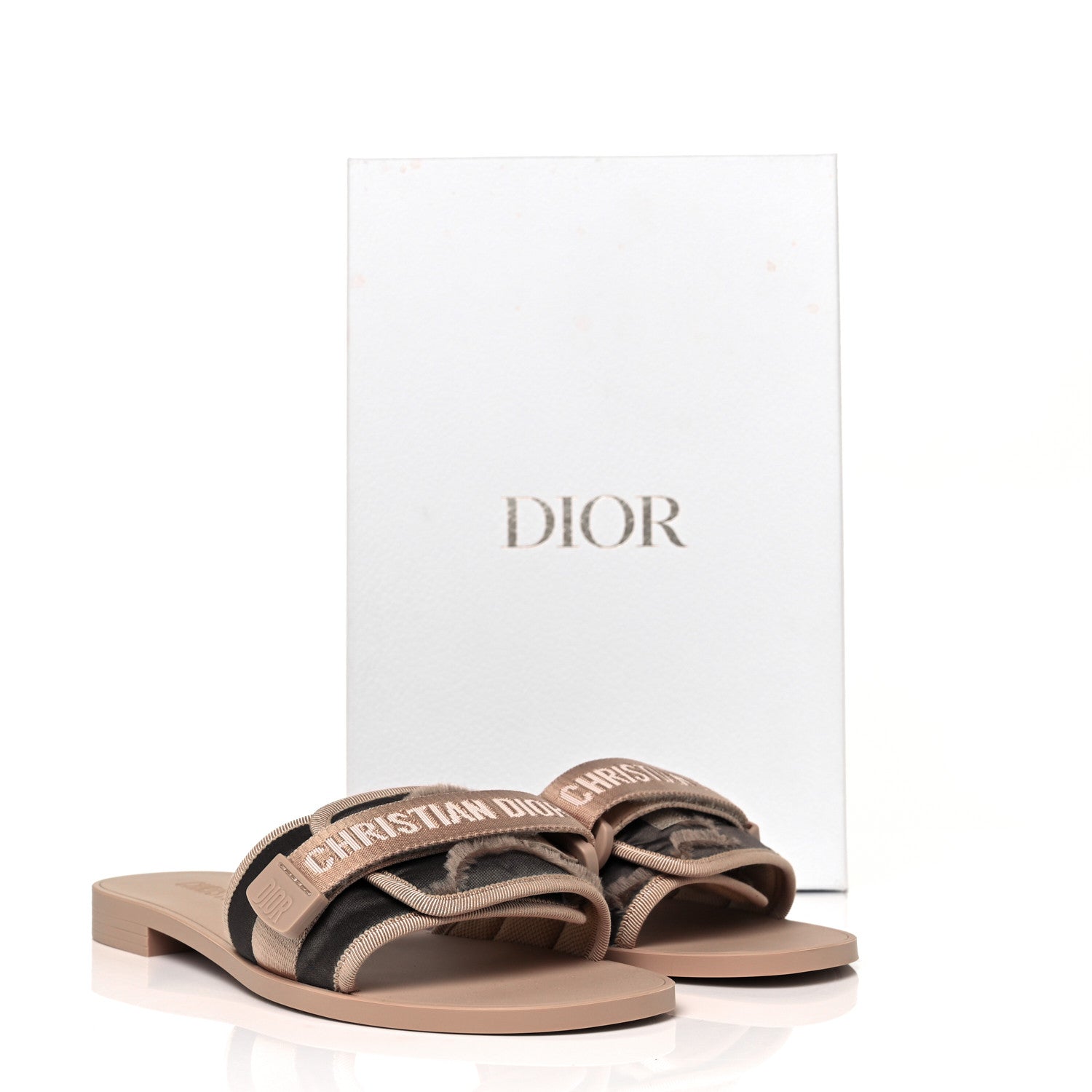 Christian Dior Canvas Nylon Camouflage Dior(e)volution Mule Slide Sandals 41 Nude 9 of 9