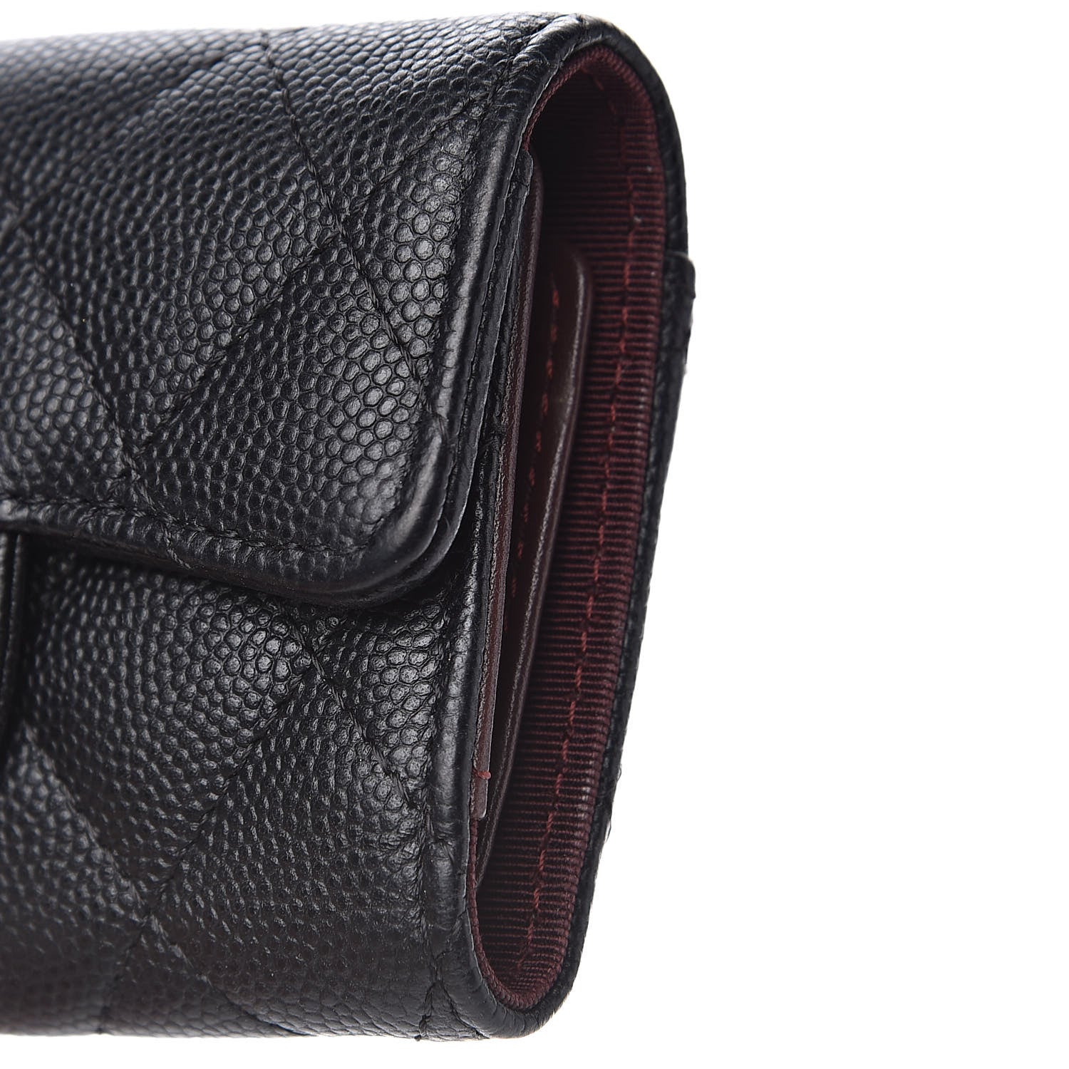 Chanel Caviar Quilted Classic 4 Key Holder Wallet Black 10 of 11