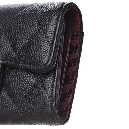 Chanel Caviar Quilted Classic 4 Key Holder Wallet Black 10 of 11