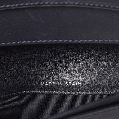 Chanel Patent Quilted Yen Wallet Dark Blue 7 of 10