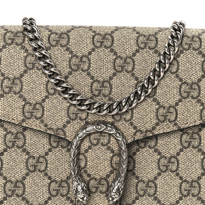 Gucci GG Supreme Monogram Mini Dionysus Chain Wallet Beige Taupe 6 of 8