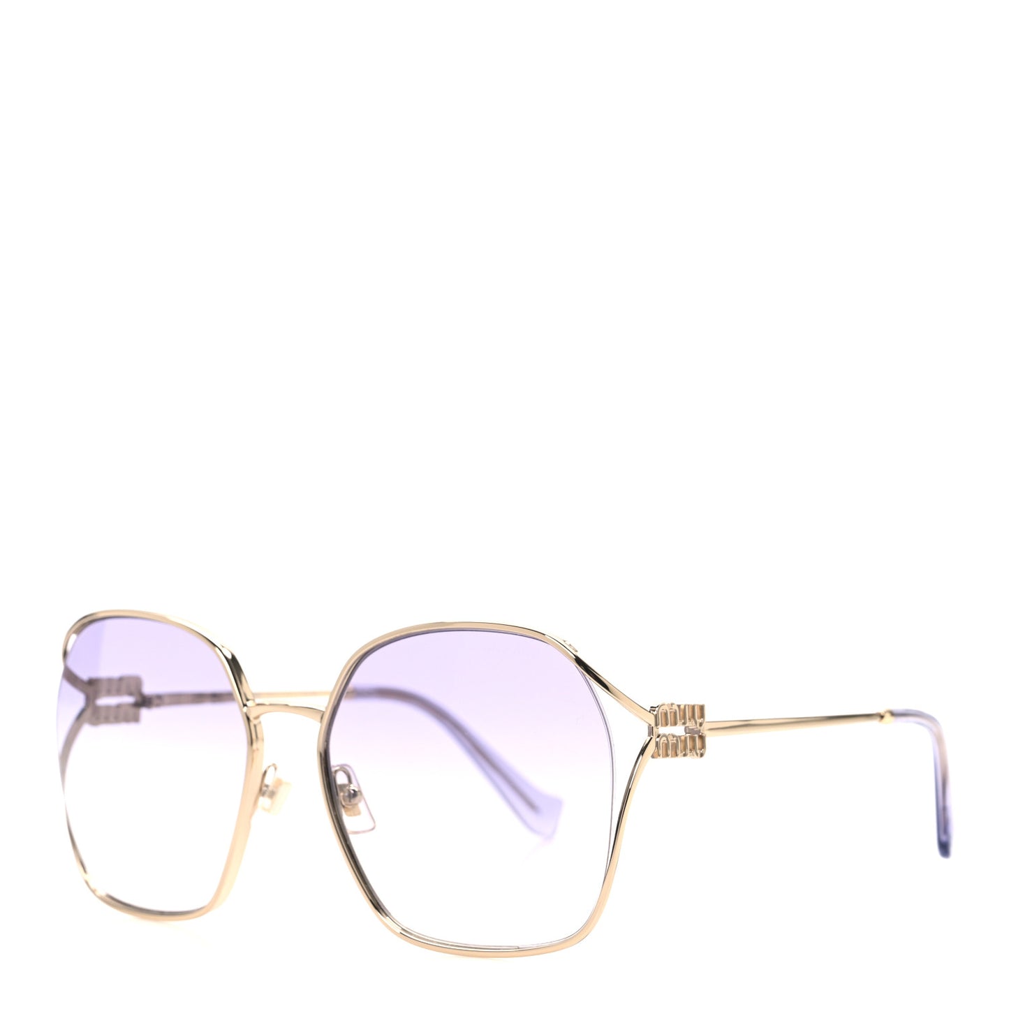 Metal Sunglasses SMU52W Gold Blue