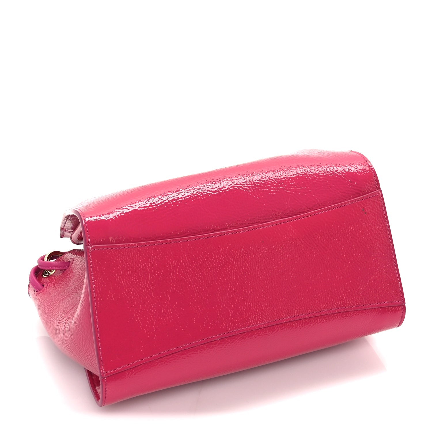 Mulberry Spongy Patent Calfskin Small Iris Tote  Pink 3 of 8