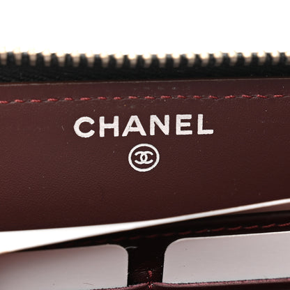 Chanel Caviar Quilted Large Gusset Zip Around Wallet Black 6 of 9