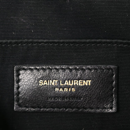 Saint Laurent Calfskin Matelasse Monogram Lou Camera Bag Black 5 of 8