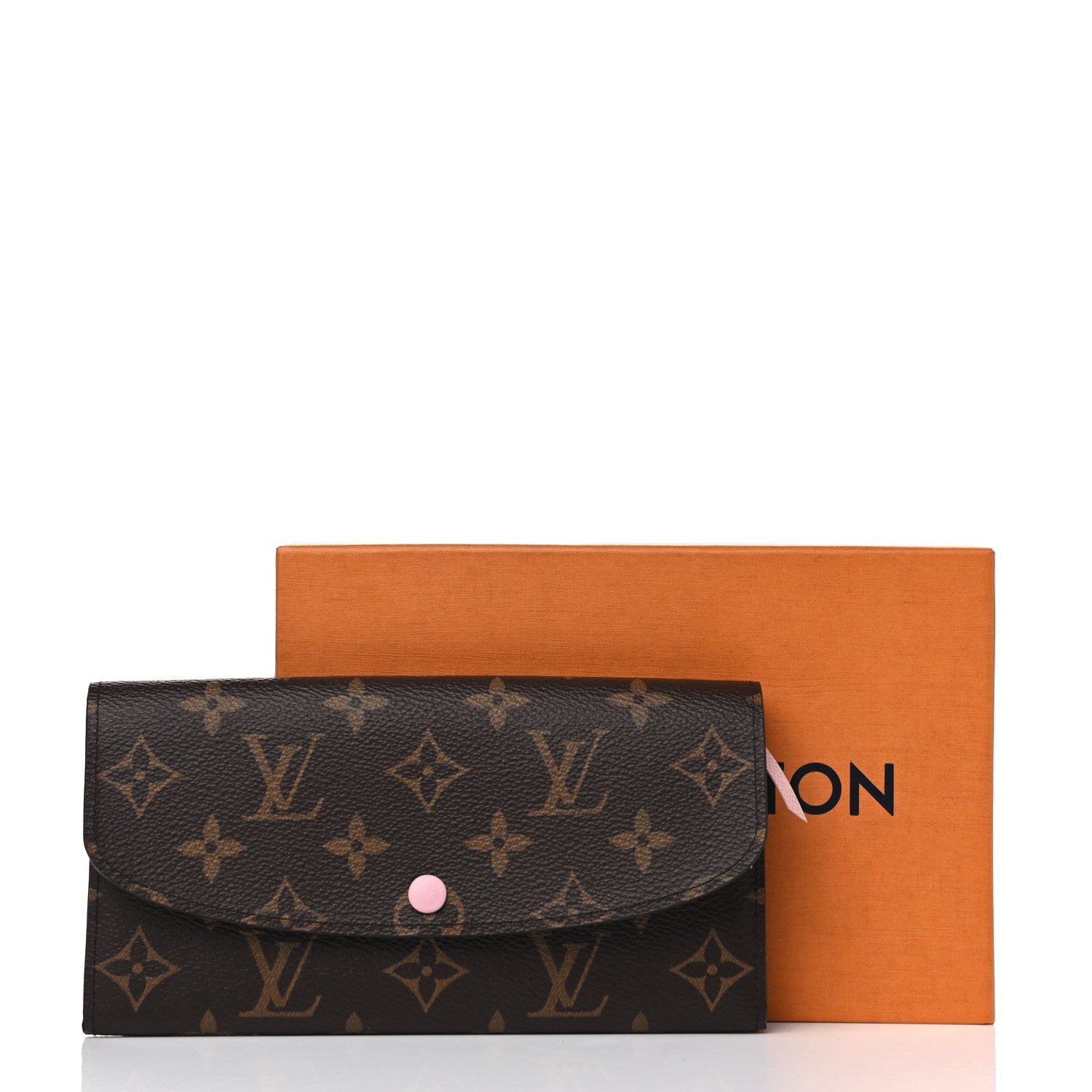 Louis Vuitton Monogram Emilie Wallet Rose Ballerine 7 of 7