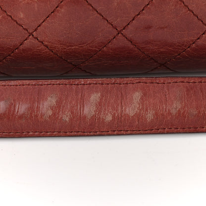 Chanel Glazed Calfskin Stingray Bindi CC Tote Red 15 of 16