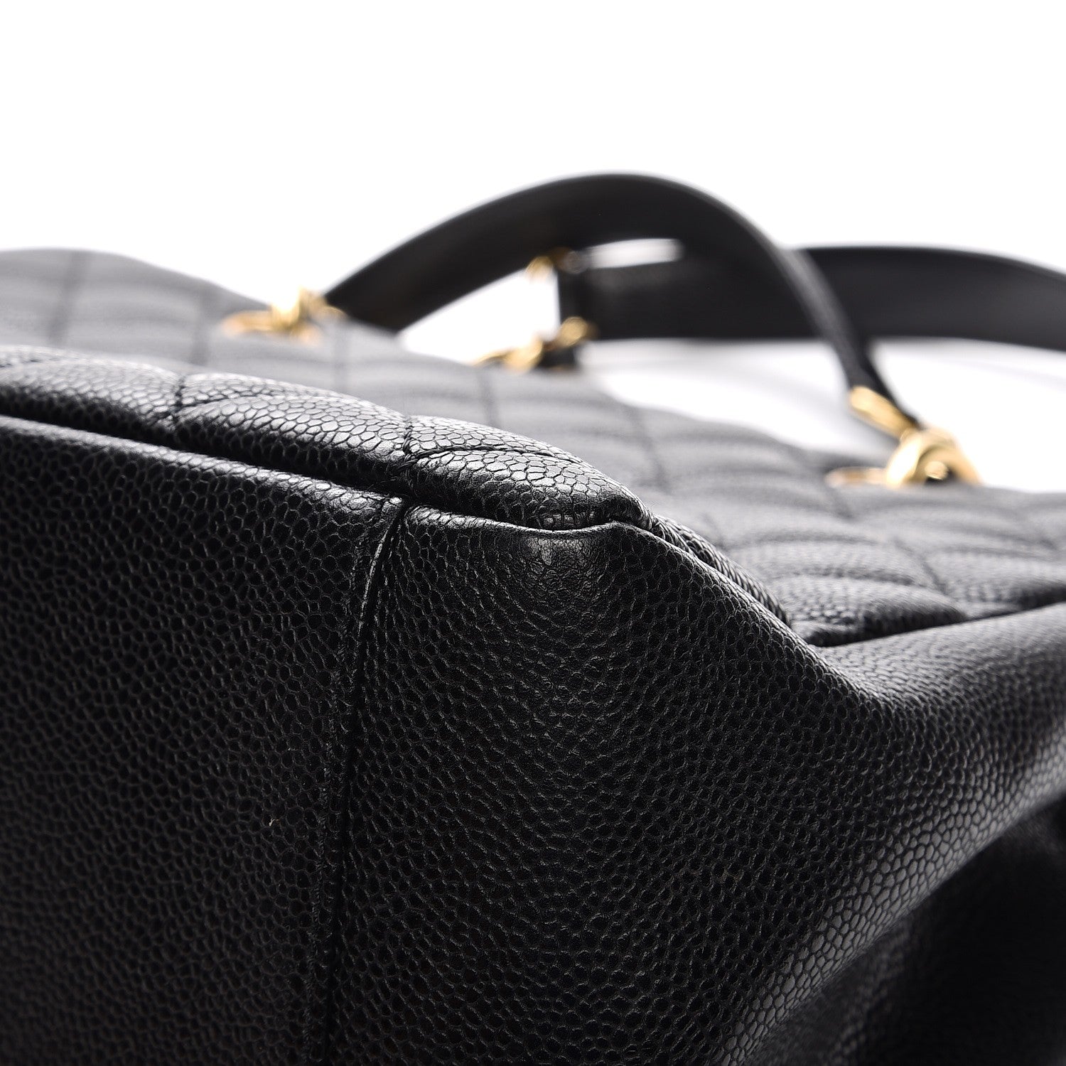 Chanel Caviar Quilted Grand Shopping Tote GST Black 9 of 12