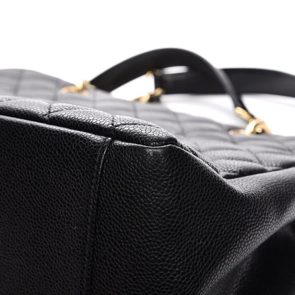 Chanel Caviar Quilted Grand Shopping Tote GST Black 9 of 12