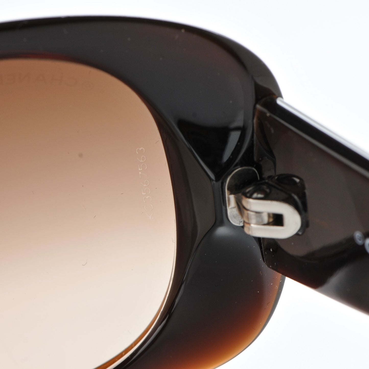 Crystal CC Logo Sunglasses 6026-B Brown