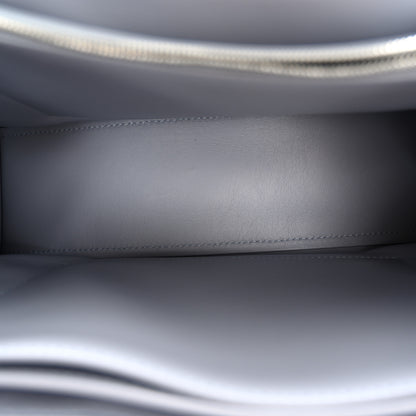 Balenciaga Crushed Washed Denim Quilted Medium Crush Chain Bag Pale Blue 5 of 11