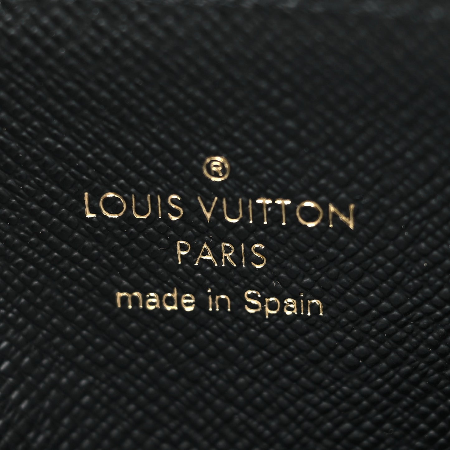 Monogram Slim Purse Black