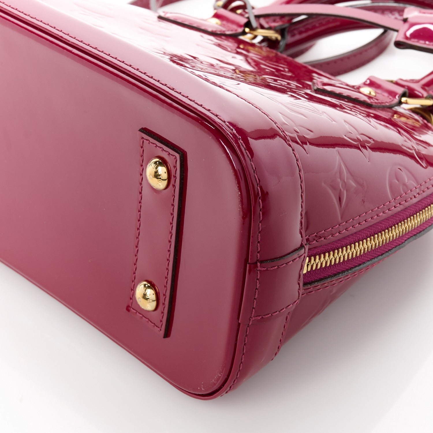 Louis Vuitton Vernis Alma BB Rose Indien 12 of 12