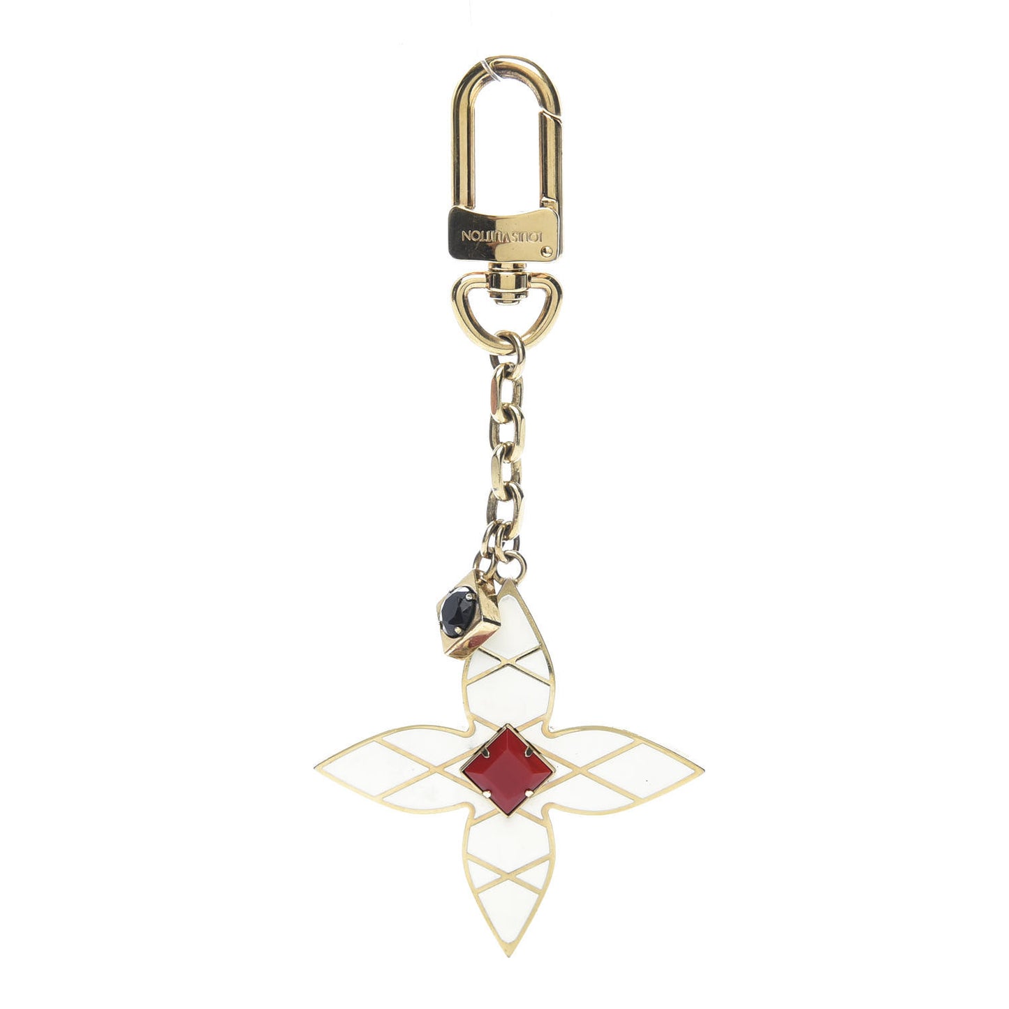 Malletage Flowers Bag Charm Key Holder