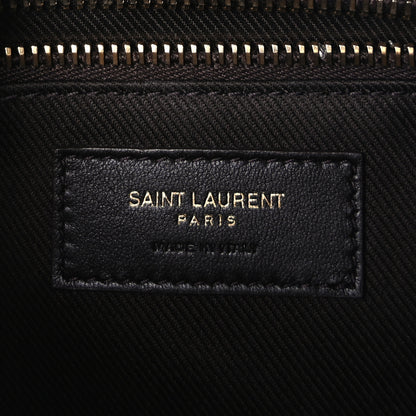Saint Laurent Canvas Smooth Calfskin Le Monogramme Camera Bag Chestnut 5 of 8