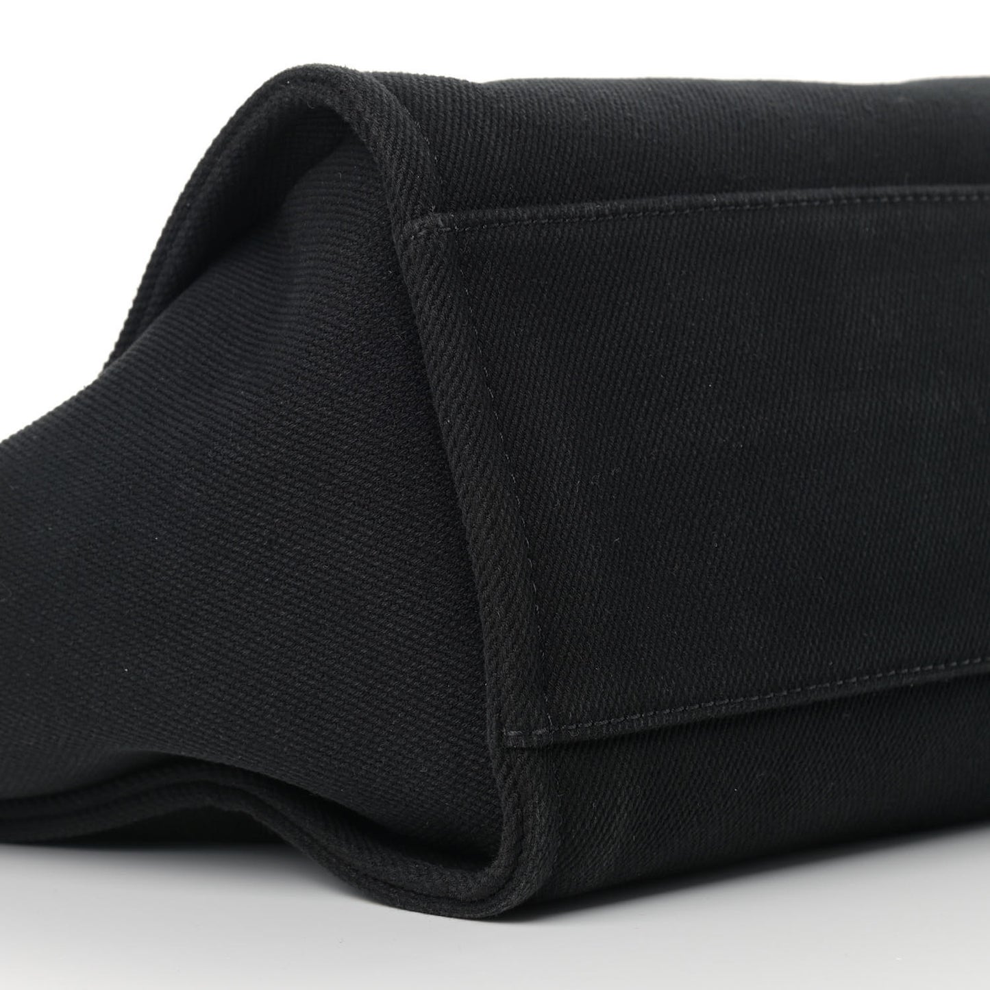 Canvas Pearl Medium Deauville Tote Black