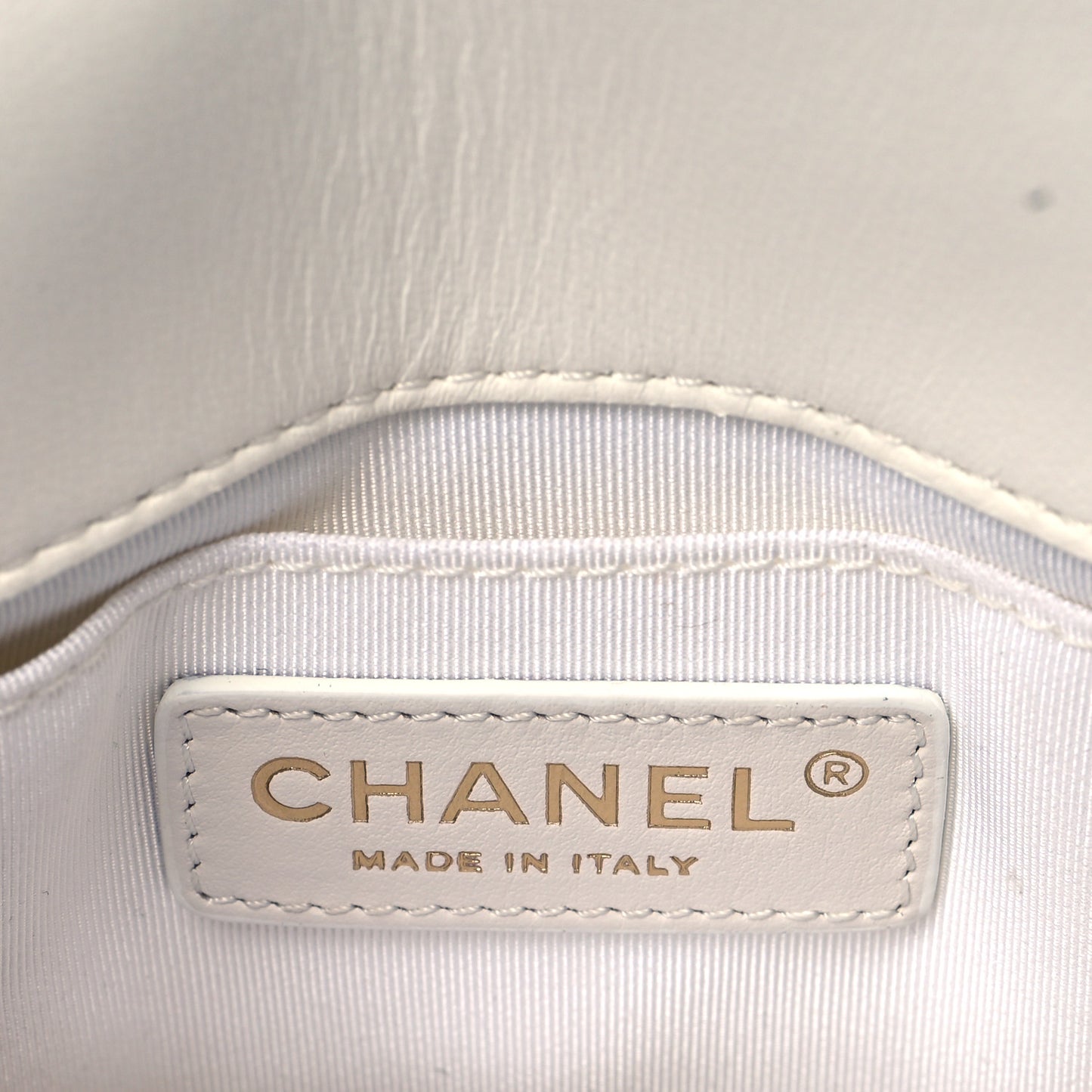 Lambskin Quilted Side Packs White Black