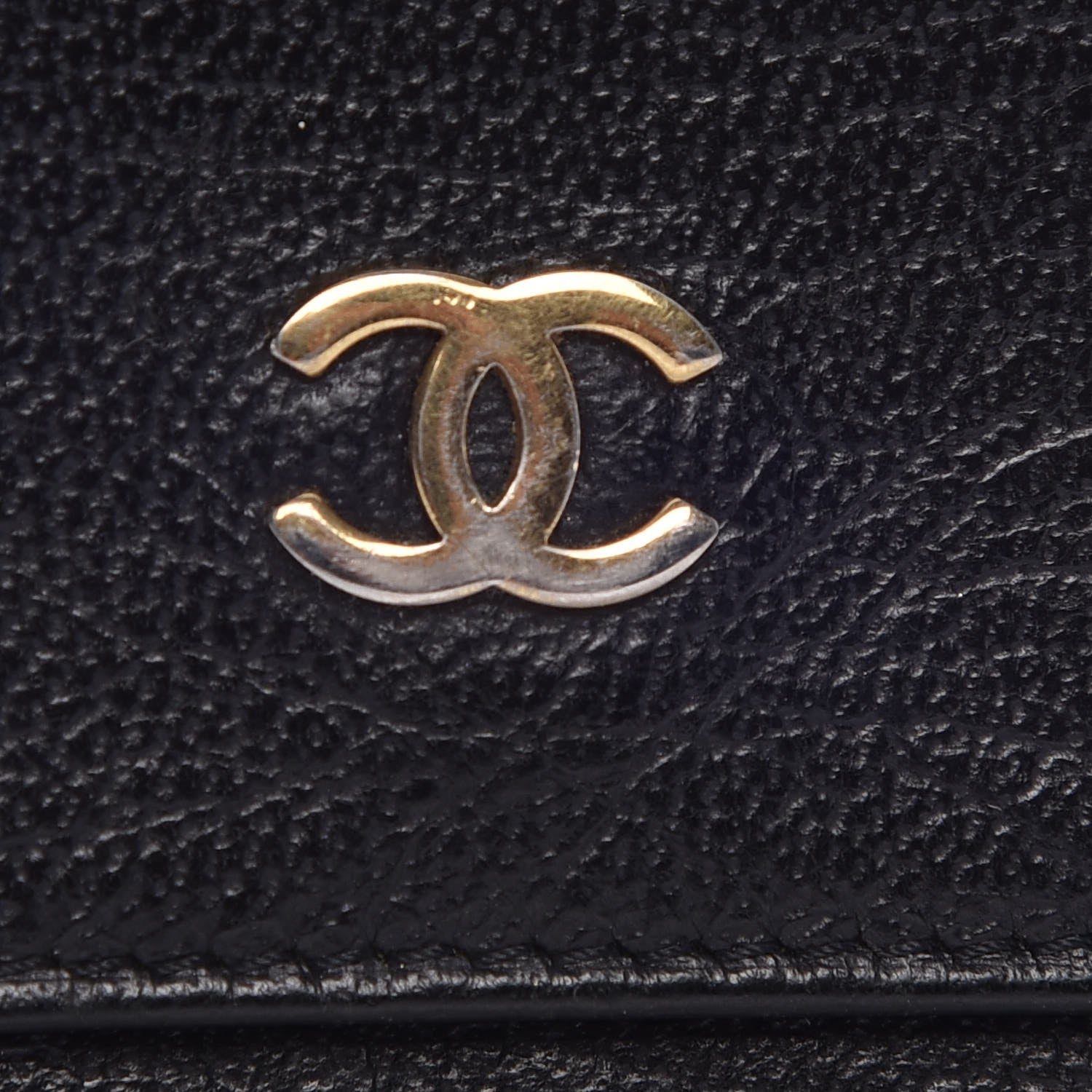 Chanel Goatskin Compact CC Flap Wallet Black 7 of 22