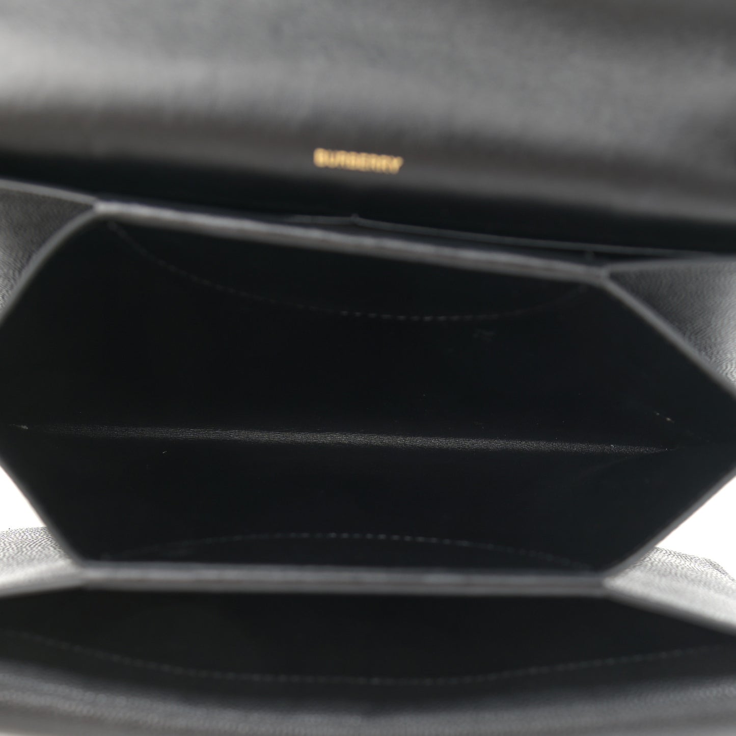 Grained Calfskin Small TB Bag Black