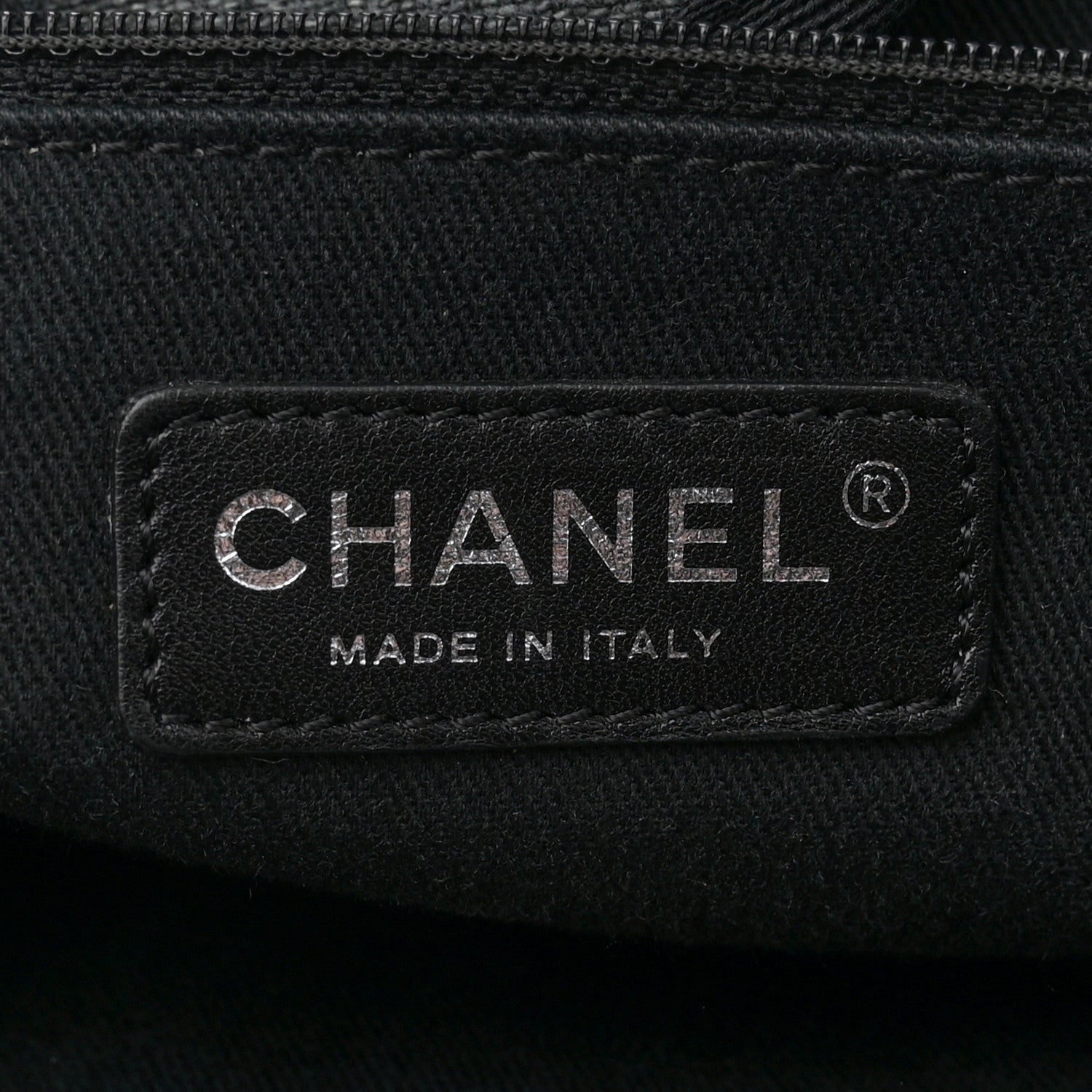 Chanel Canvas Large Deauville Tote Grey 6 of 7