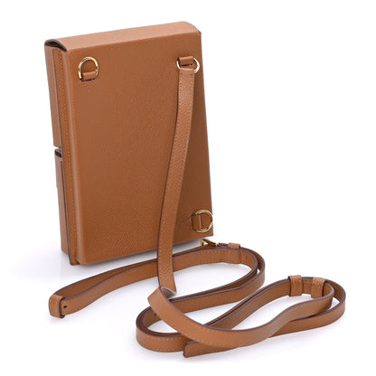 Hermes Epsom Kelly Multi Pocket Pochette To Go Gold 2 of 7