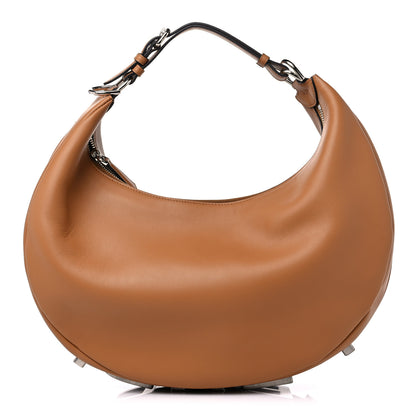 Fendi Vitello Grace Matte Medium Fendigraphy Hobo Bag Caramello 1 of 9