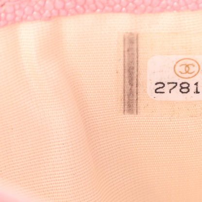 Chanel Iridescent Caviar Quilted Card Holder Pink 8 of 9