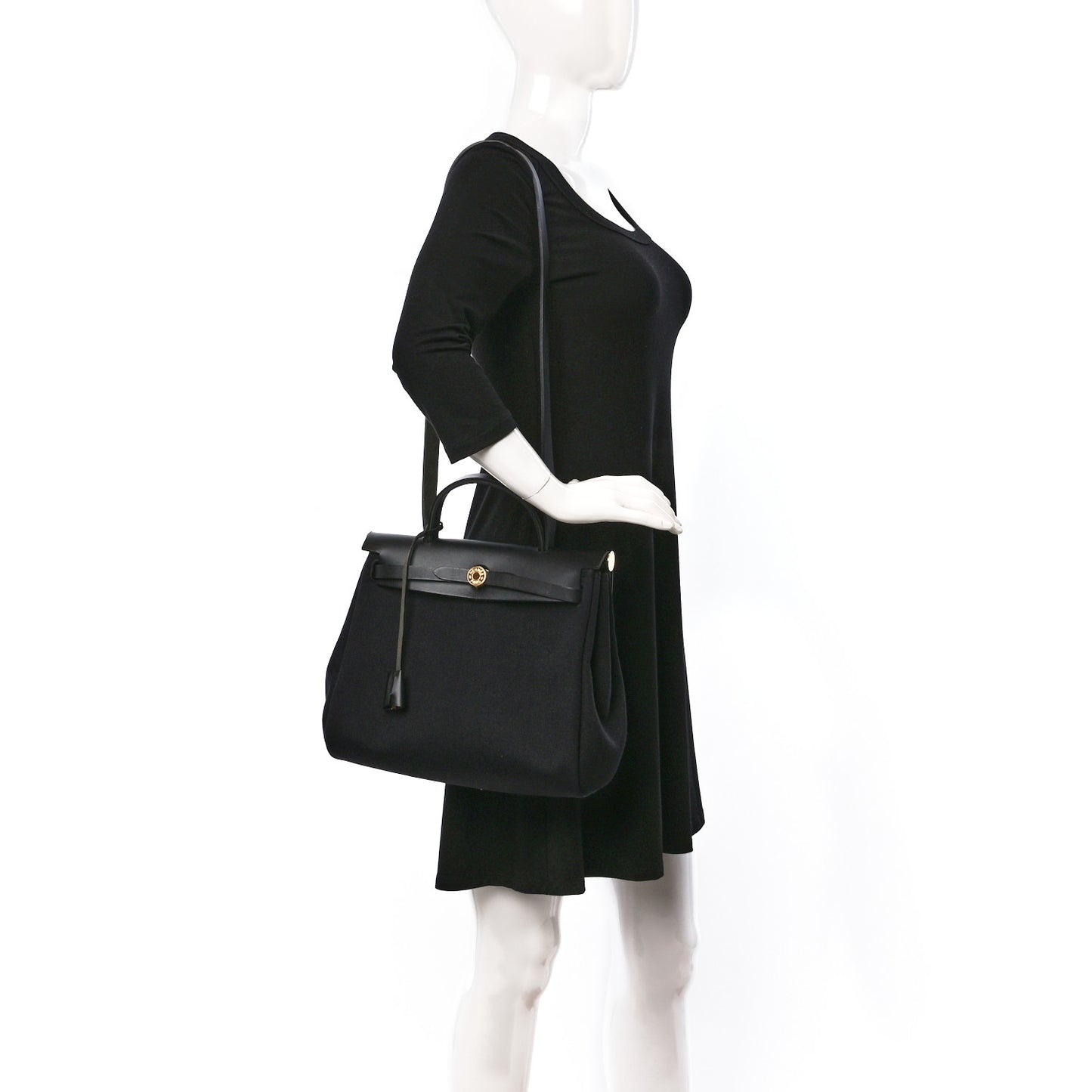 Military Toile Vache Hunter Herbag Zip PM 31 Black