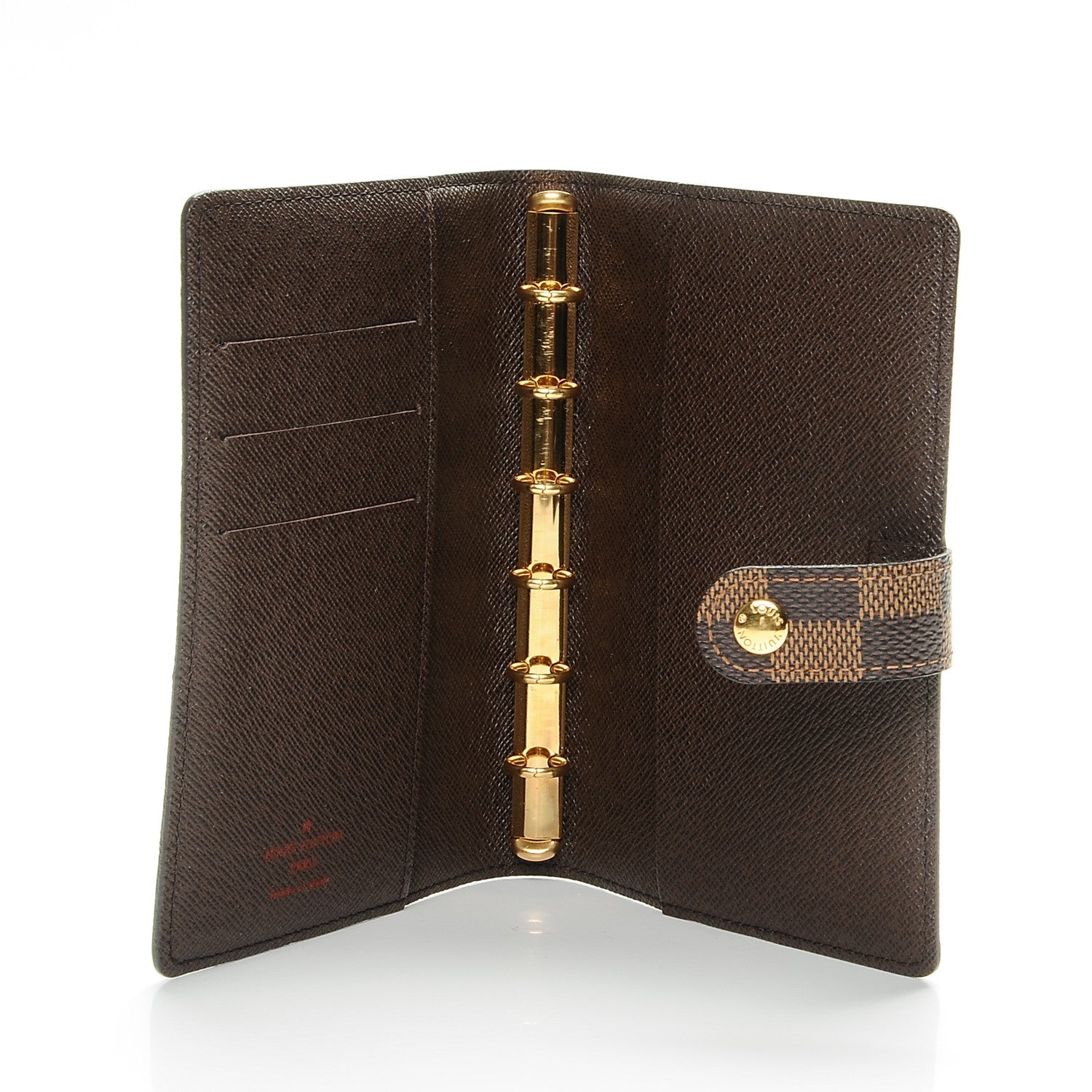 Louis Vuitton Damier Ebene Small Ring Agenda Cover 5 of 6