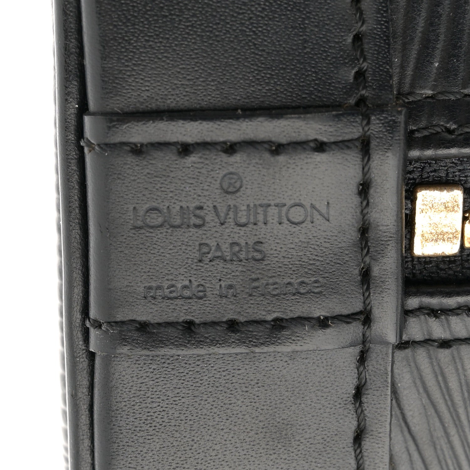 Louis Vuitton Epi Alma PM Black 6 of 12