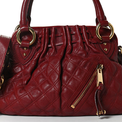 Marc Jacobs Lambskin Quilted Small Cecilia Red 7 of 11