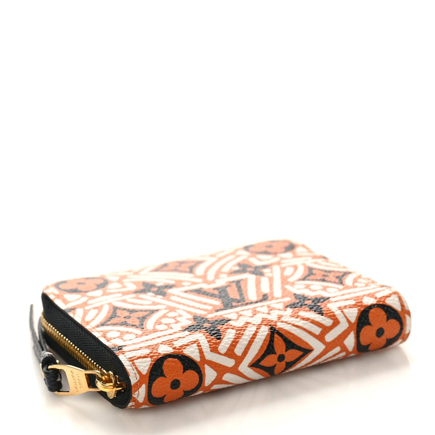 LOUIS VUITTON Monogram Giant Crafty Zippy Coin Purse Creme Caramel