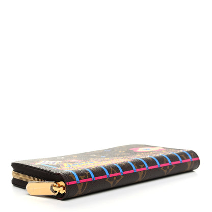 Louis Vuitton Monogram 2020 Christmas Animation Zippy Wallet Pivoine 4 of 7