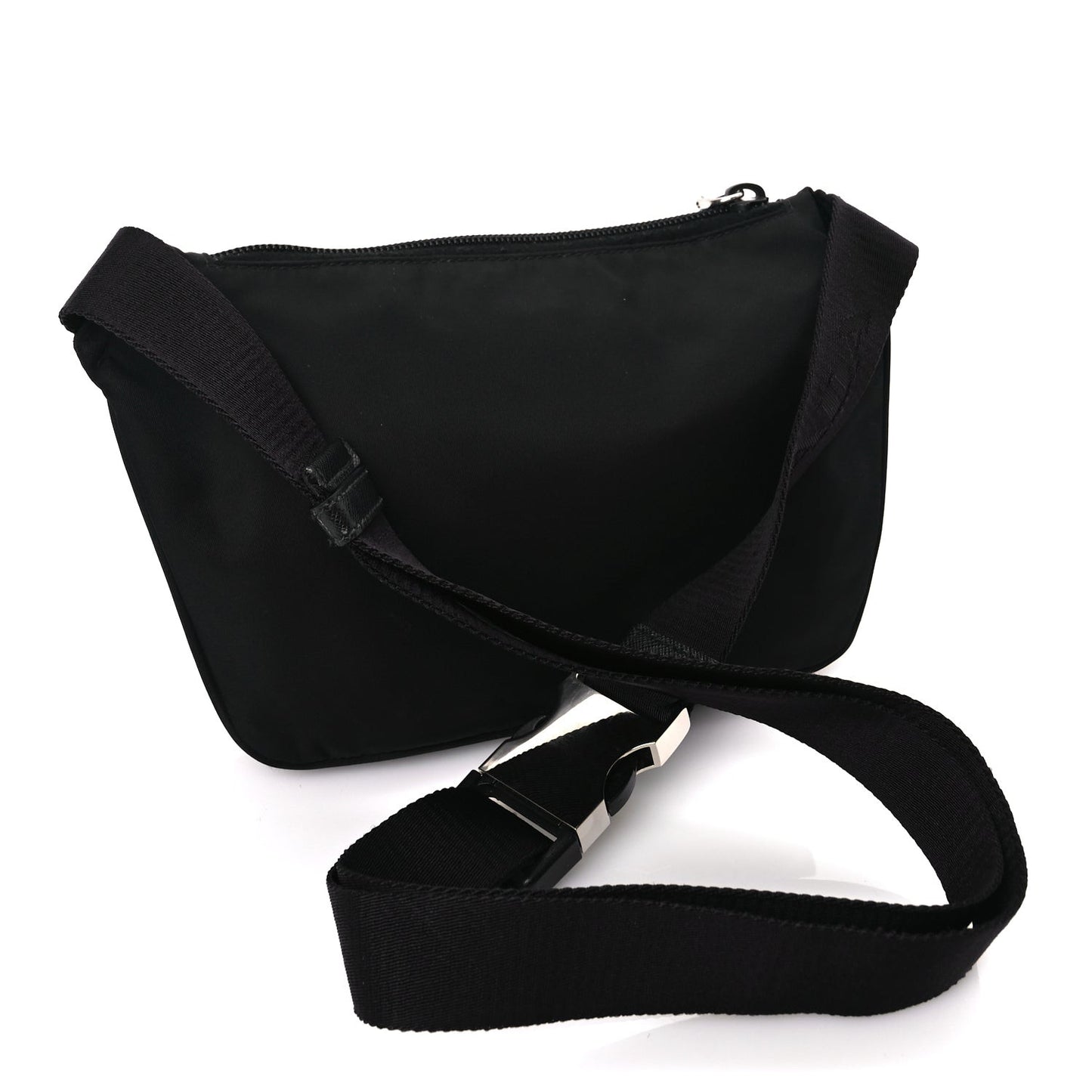 Re-Nylon Saffiano Belt Bag Black