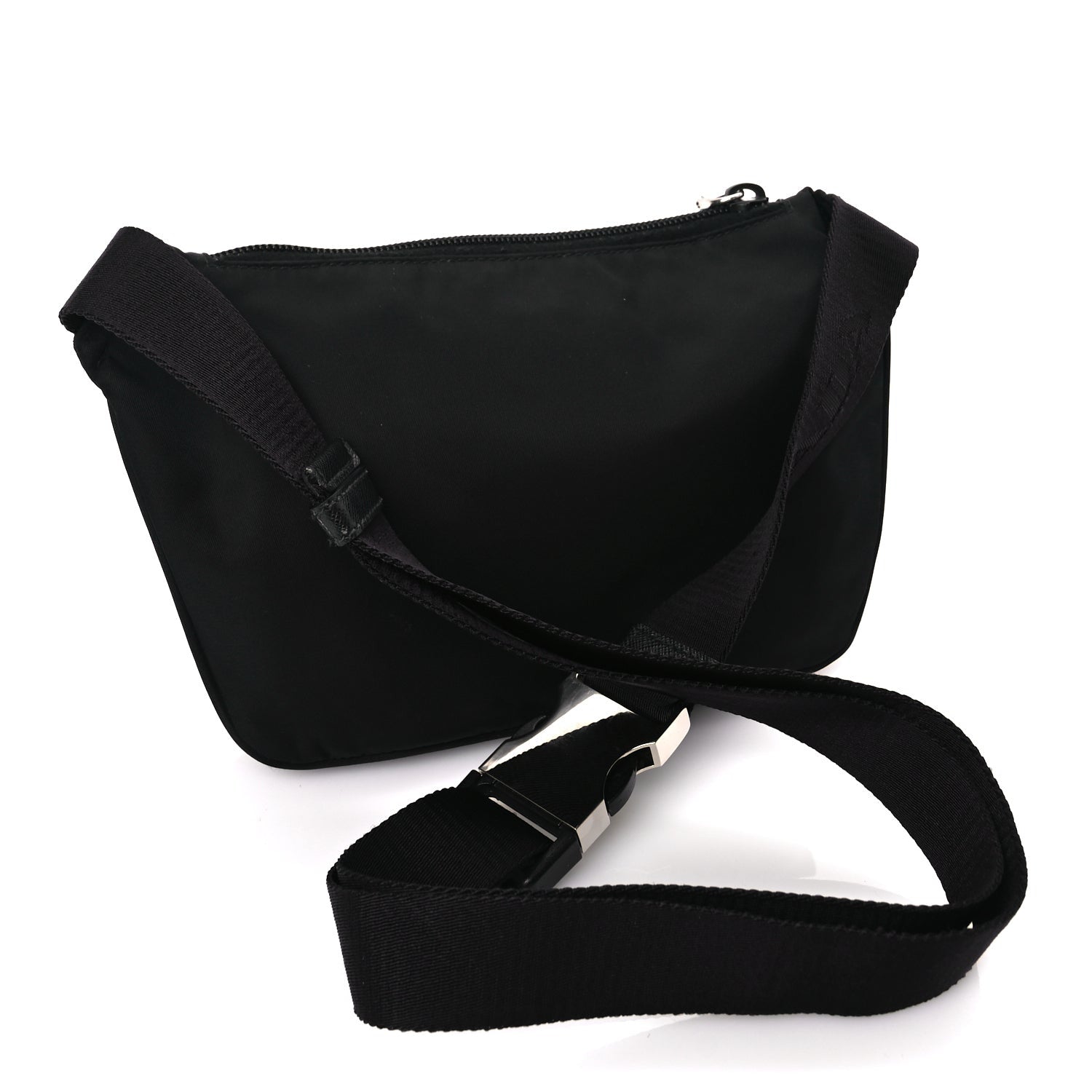 Prada Re-Nylon Saffiano Belt Bag Black 2 of 8