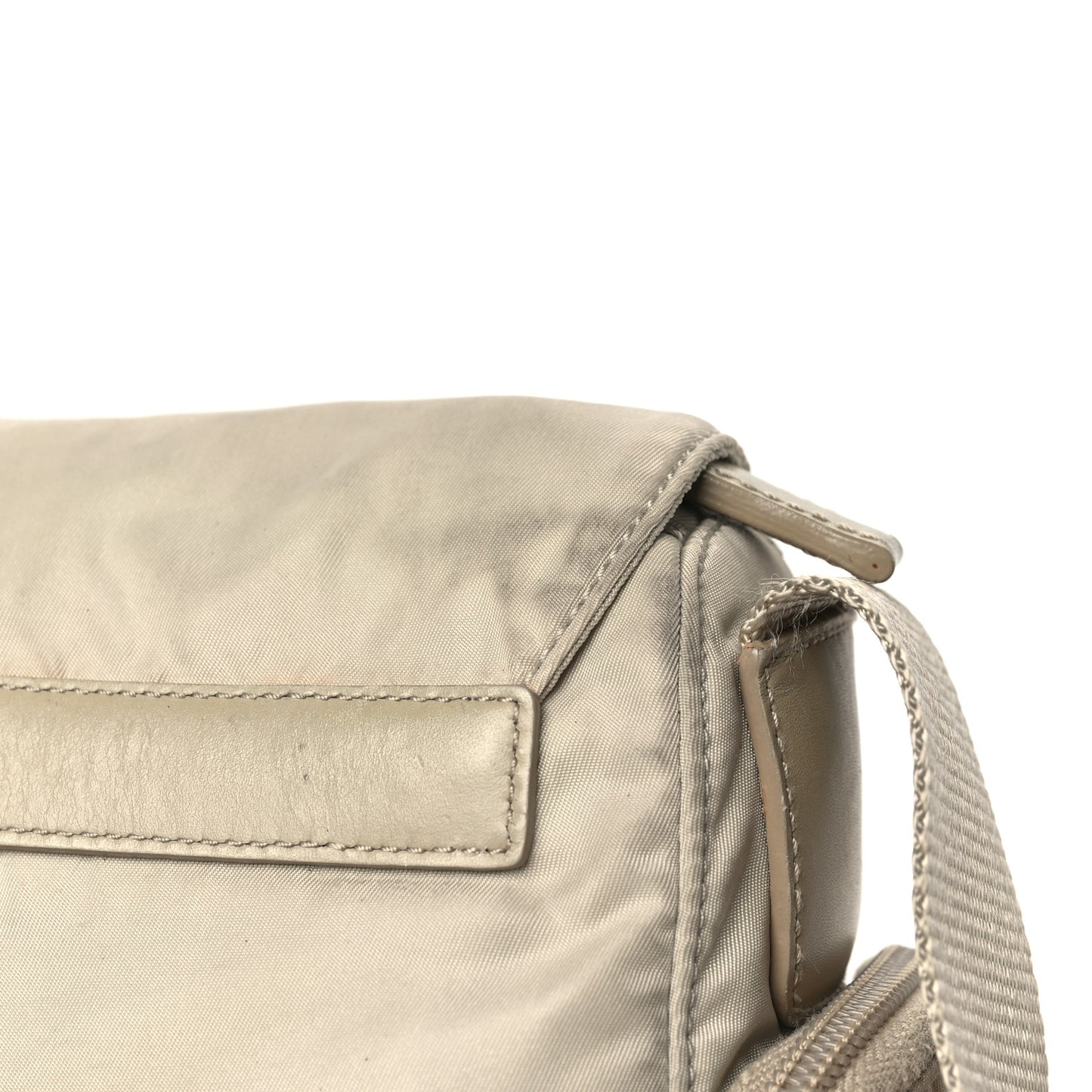 Nylon Vela Single Buckle Messenger Bag Deserto