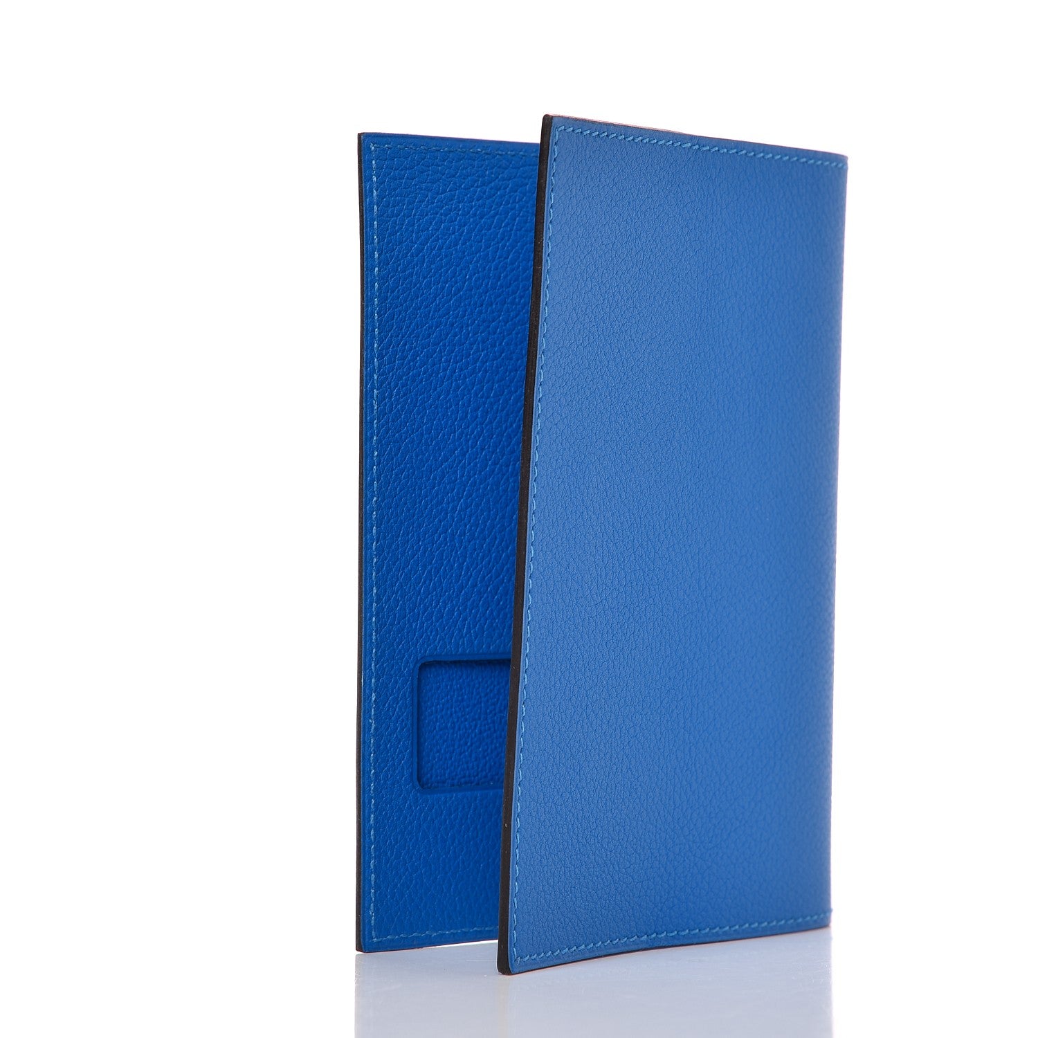 Hermes Evercolor MC2 Magellan Passport Holder Bleu Hydra 3 of 8